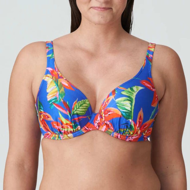 BIKINI BRA ΜΕ ΕΛΑΦΡΙΑ ΕΠΕΝΔΥΣΗ C-G CUP LATAKIA TROPICAL RAINFOREST PRIMA DONNA SWIM 